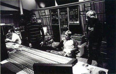 Gus, Dave, Nate & Taylor in the control room
