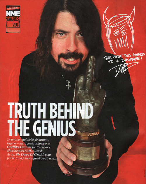Dave Grohl - NME's Godlike Genius 2011